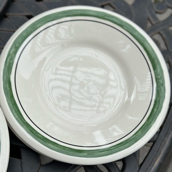 4 Vintage Mid-Century Rimmed Pasta, Salad or Soup 9” Bowls - Picture 5 of 6